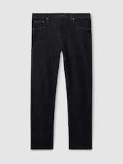 Цвет индиго - Джинсы прямого кроя Reiss Bishopsgate - Изображение 2 из 7