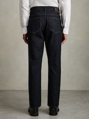 Цвет индиго - Джинсы прямого кроя Reiss Bishopsgate - Изображение 5 из 7