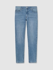 Reiss Light Blue Wash Picton Cotton-Stretch Slim-Fit Jeans - Image 2 of 6