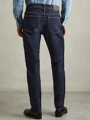 Reiss Indigo Blue Wash Picton Cotton-Stretch Slim-Fit Jeans - Image 5 of 6