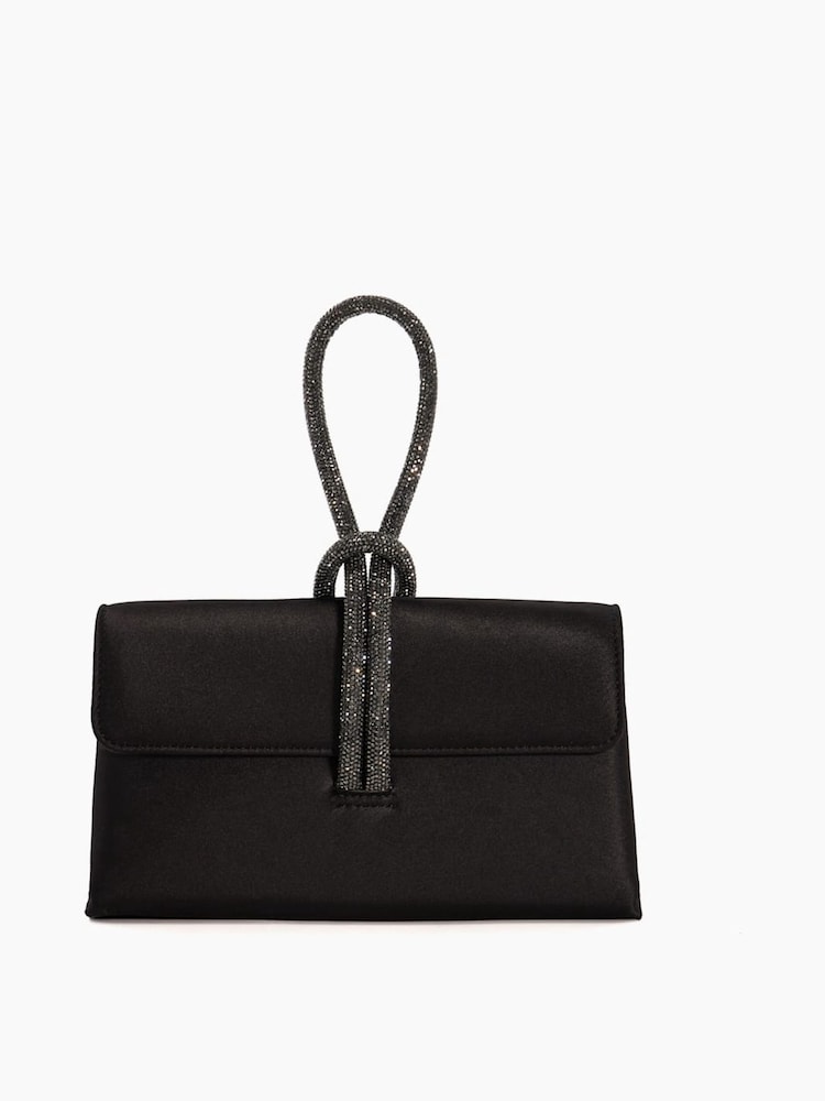 Dune London Dark Black Brynie Handle Grab Bag - Image 1 of 4