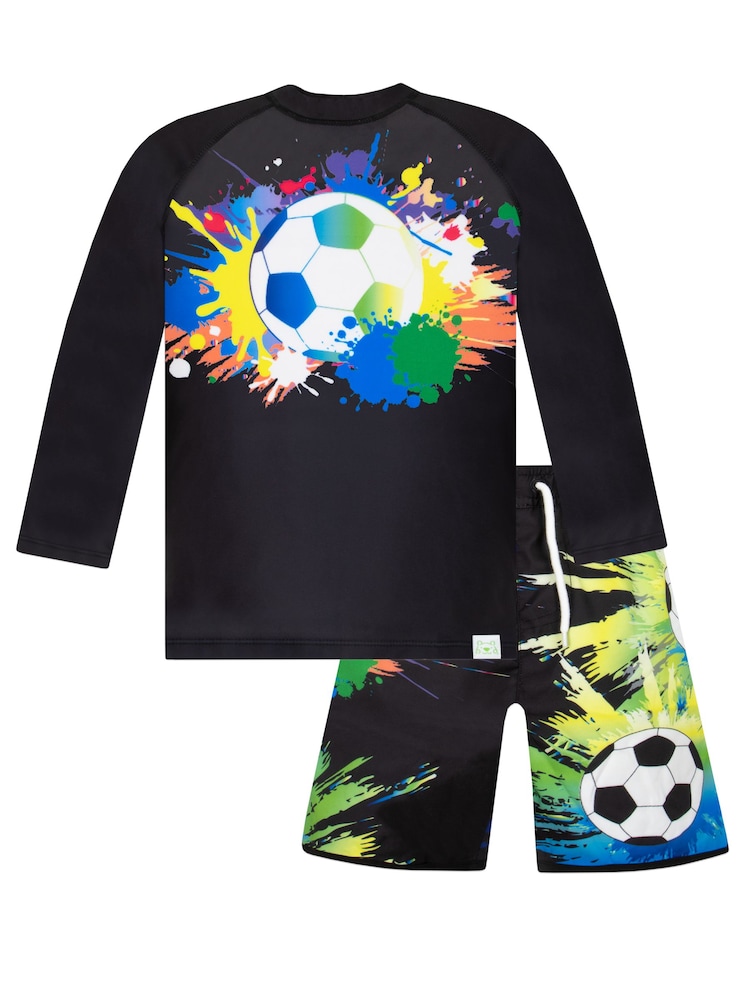 Harry Bear Black Football Swim Set 2 Piece - Image 2 of 5