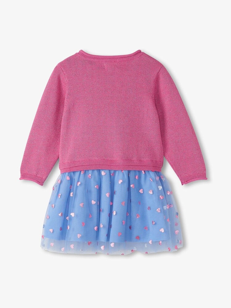 Hatley Pink French Bulldog Drop Waist Jumper Dress - Image 3 of 3
