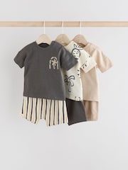 Mono Palm Baby Tops and Shorts Set 6 Piece - Image 1 of 13