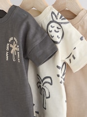 Mono Palm Baby Tops and Shorts Set 6 Piece - Image 11 of 13