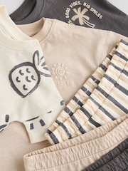 Mono Palm Baby Tops and Shorts Set 6 Piece - Image 12 of 13