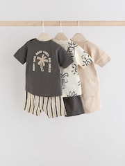 Mono Palm Baby Tops and Shorts Set 6 Piece - Image 2 of 13