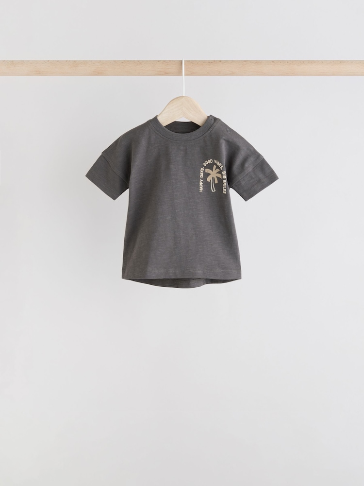 Mono Palm Baby Tops and Shorts Set 6 Piece - Image 3 of 13