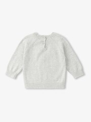Hatley Little Bull Dog Grey Raglan Pull Over 100% Cotton Sweatershirt and Joggers Set - Image 2 of 2