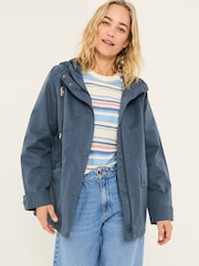 FatFace Charcoal Grey Waterproof Coat - Image 1 of 5