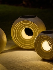 Natural Set of 3 Solar Light Up Outdoor Stone Sculptures - Image 2 of 5