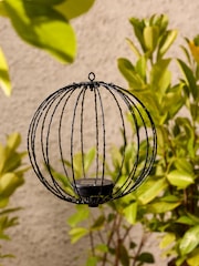 Black Solar Sparkle Ball Outdoor Light - Image 3 of 6