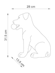 Grey Saffy the Staffy Outdoor Solar Light - Image 5 of 5