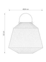 Multi String Solar Outdoor Lantern - Image 5 of 6