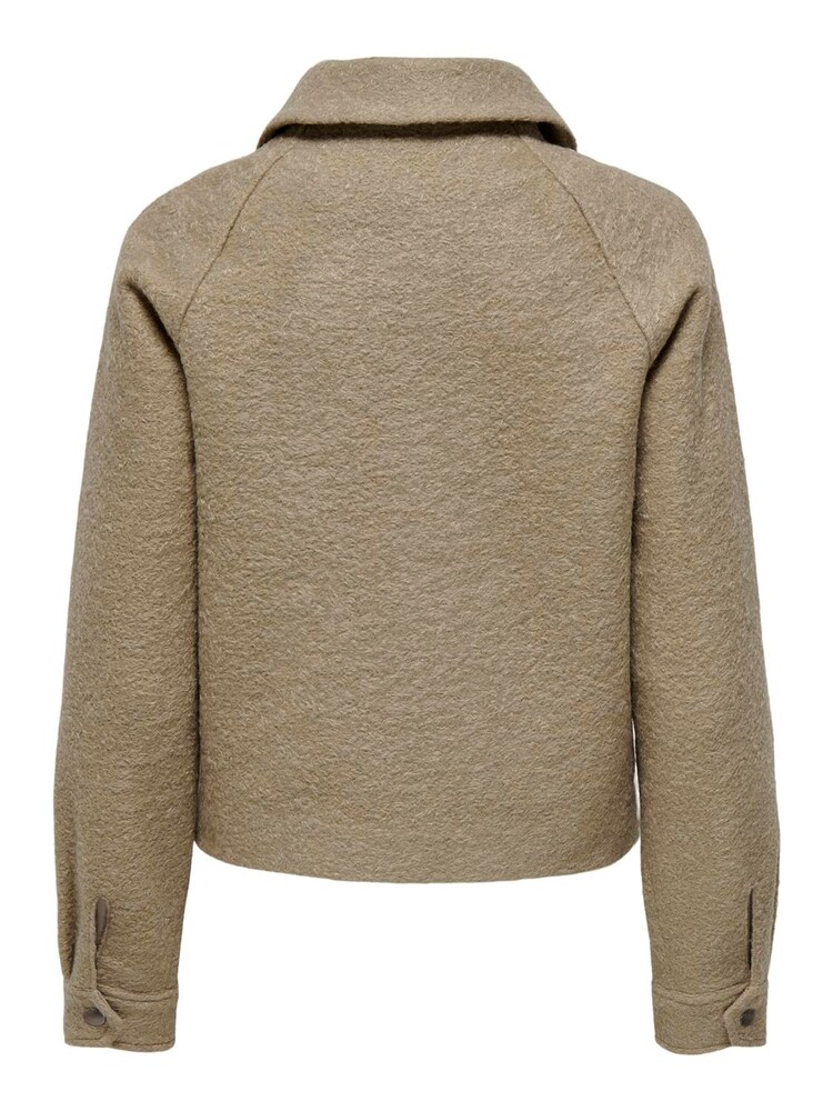 JDY Natural Zip Through Boucle Jacket - Image 7 of 7 JDY Natural Zip Through Boucle Jacket - Image 7 of 7