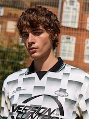 White EDIT Football Polo Shirt - Image 7 of 10