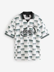 White EDIT Football Polo Shirt - Image 8 of 10
