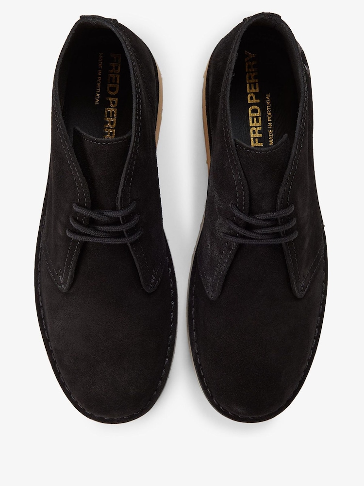Fred Perry Hawley Suede Shoes - Image 4 of 5