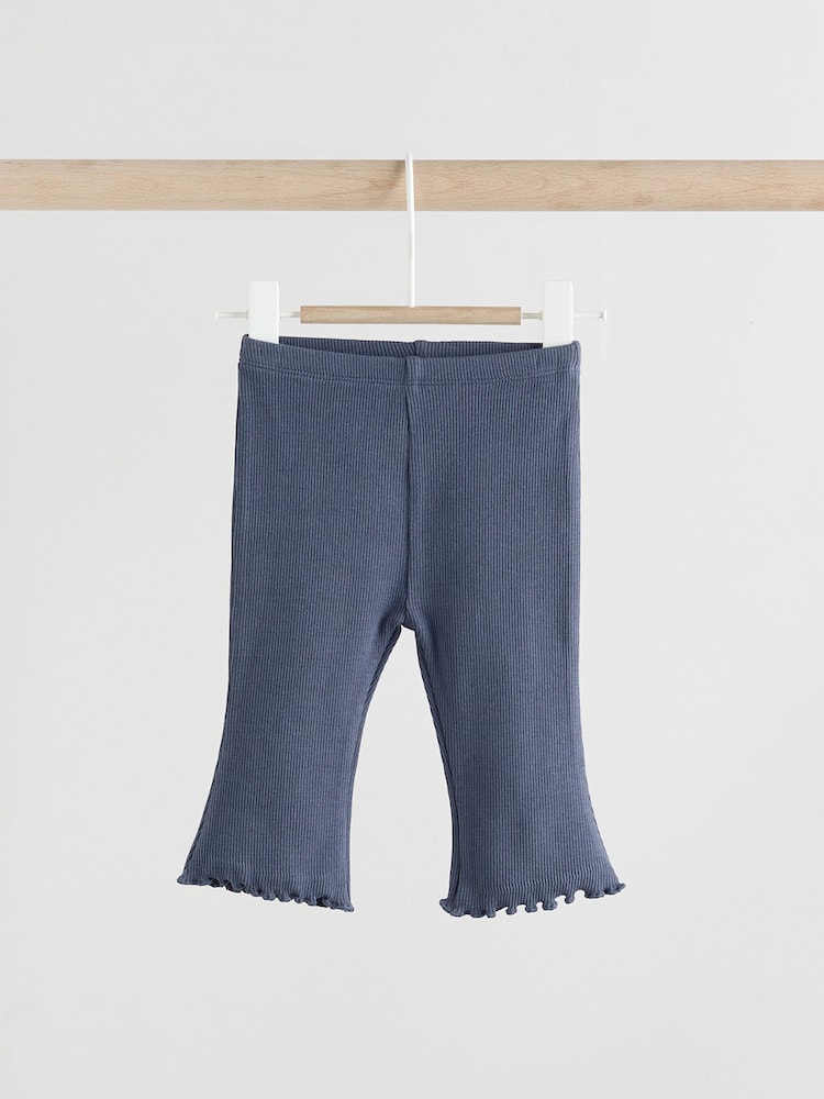 Marine/White Stripe - Ensemble 6 pièces haut à manches longues et legging bébé (0mois-3ans) - Image 10 of 15