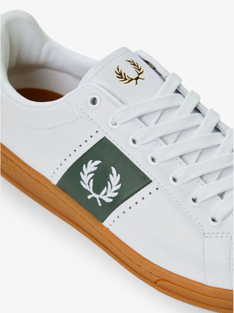 Fred Perry B721 Leather Trainers - Image 5 of 5