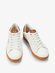 Fred Perry Spencer Leather Trainers - Image 2 of 5