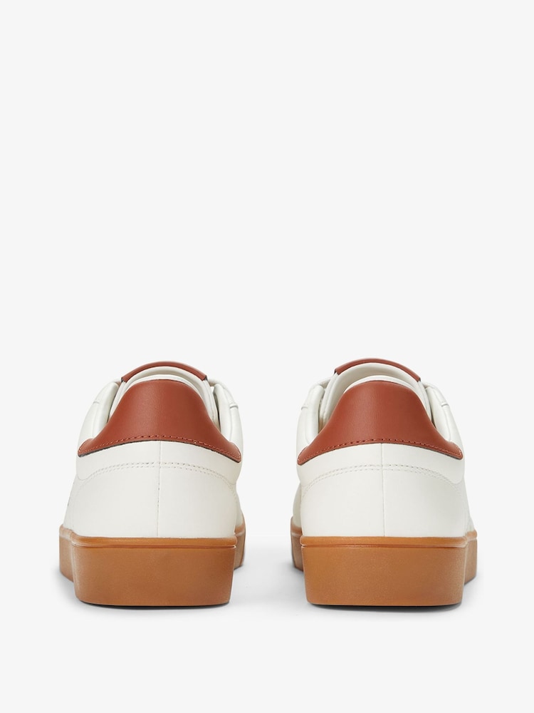 Fred Perry Spencer Leather Trainers - Image 3 of 5