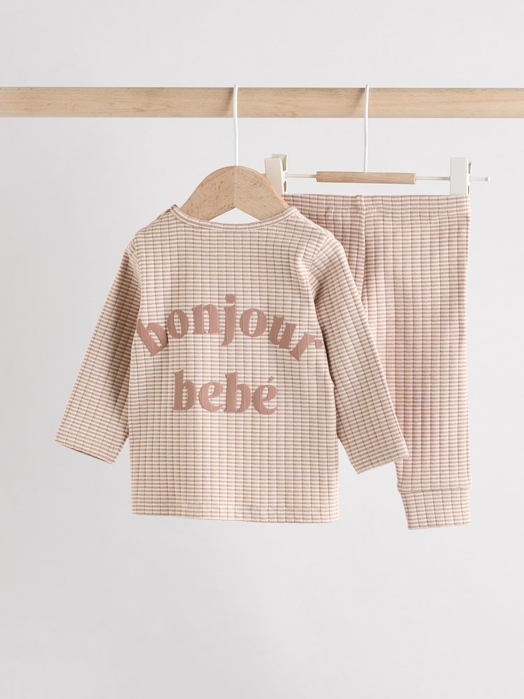 Neutral Striped - Baby-Set mit Oberteil und Leggings, 2-teilig (0 Monate bis 2 Jahre) - Bild 1 von 17 Neutral Striped - Baby-Set mit Oberteil und Leggings, 2-teilig (0 Monate bis 2 Jahre) - Bild 1 von 17