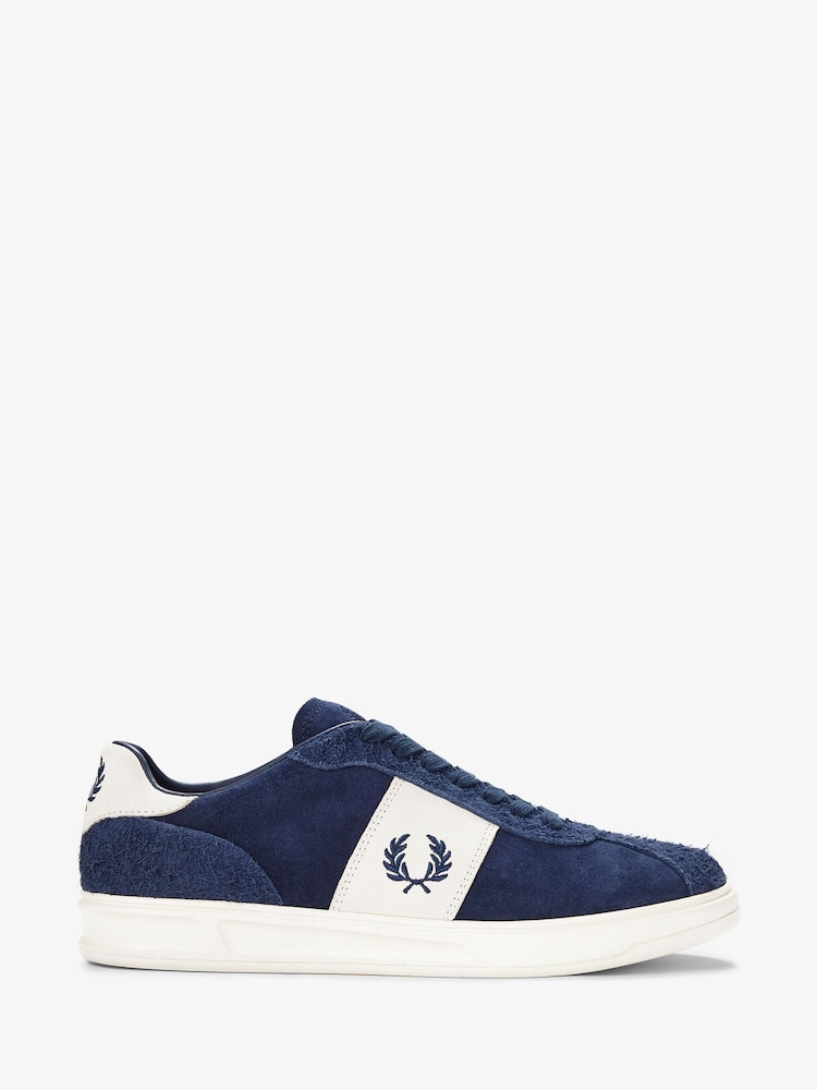 Fred Perry Blue B4 Suede Trainers - Image 1 of 1