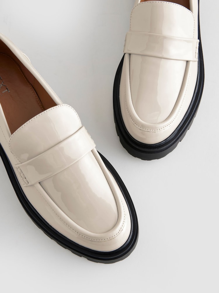 Bone Standard/Wide Fit Forever Comfort® Chunky Loafers - Image 10 of 11