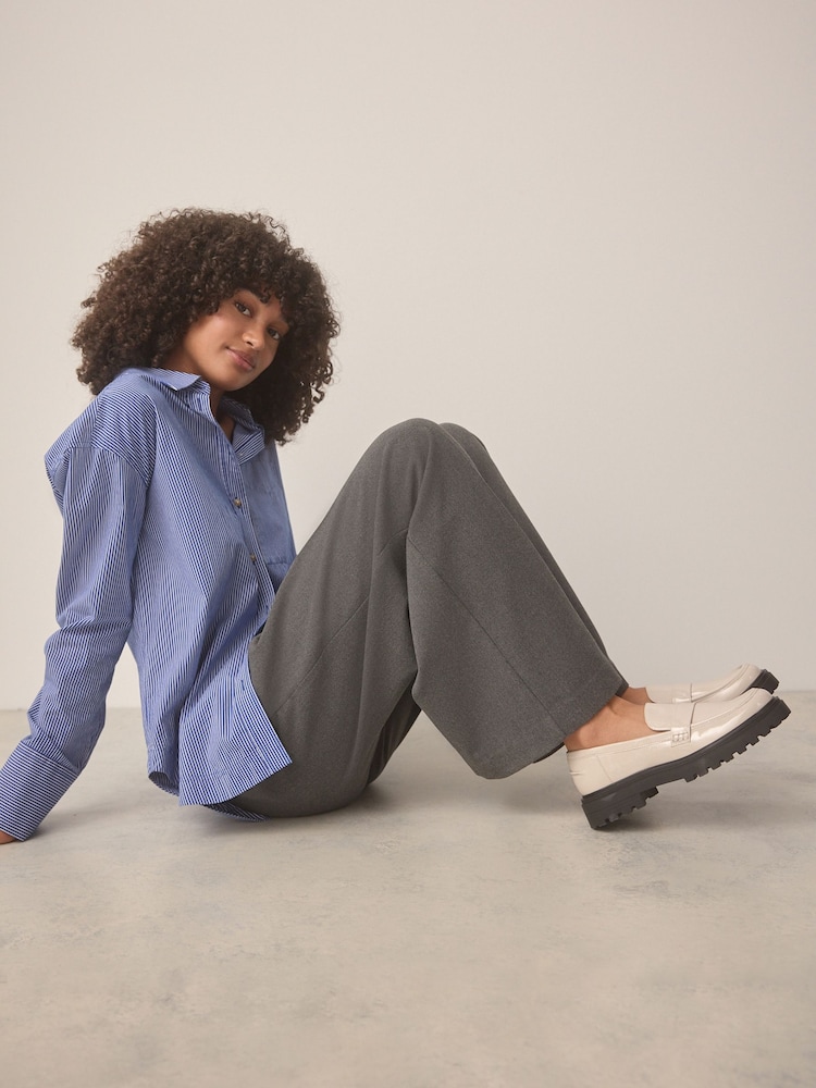 Bone Standard/Wide Fit Forever Comfort® Chunky Loafers - Image 2 of 11