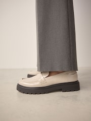 Bone Standard/Wide Fit Forever Comfort® Chunky Loafers - Image 5 of 11