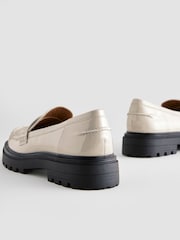 Bone Standard/Wide Fit Forever Comfort® Chunky Loafers - Image 9 of 11