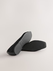 Black Forever Comfort® Square Toe Ballerina Shoes - Image 11 of 11