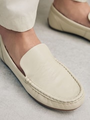 Bone Forever Comfort® Leather Round Toe Slim Driver Loafers - Image 6 of 12