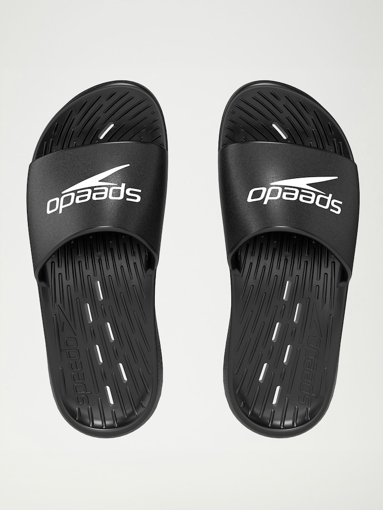 Speedo Black Womens Sliders - Image 1 of 2
