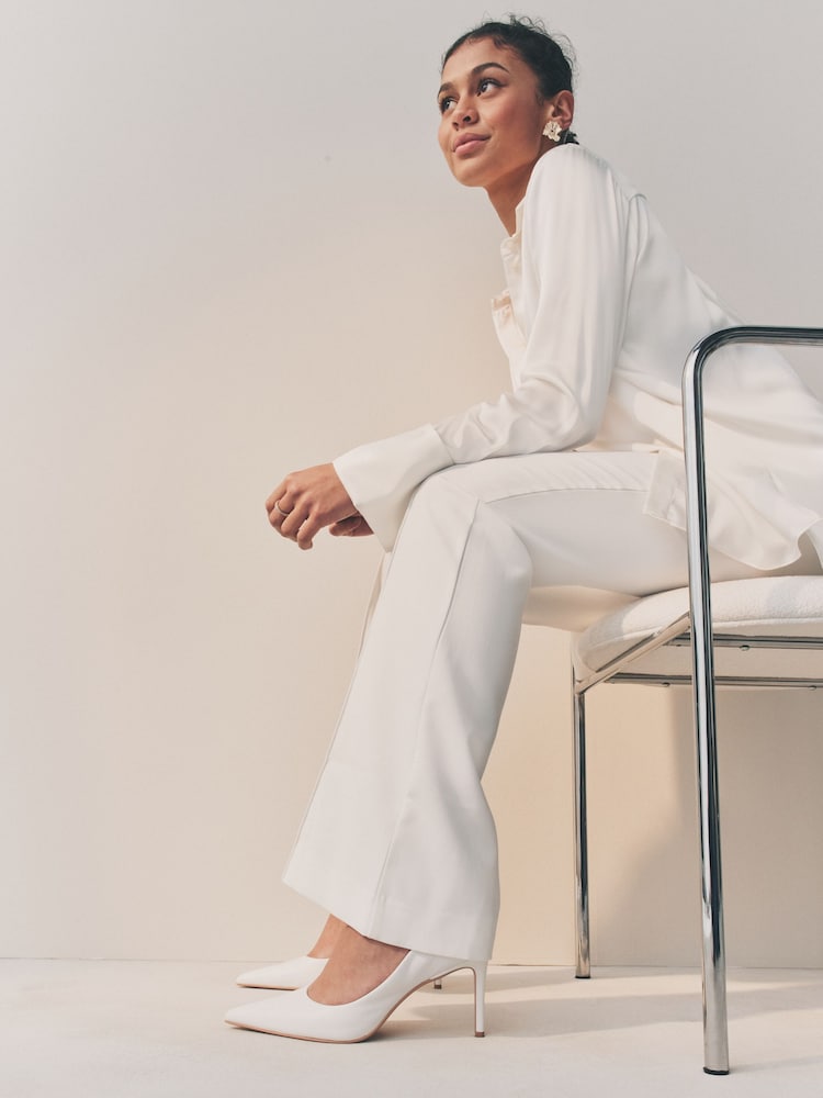 Белый - Кожаные туфли-юли Forever Comfort® - Image 5 of 5