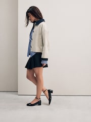 Black Forever Comfort® Round Toe Low Block Courts - Image 4 of 5
