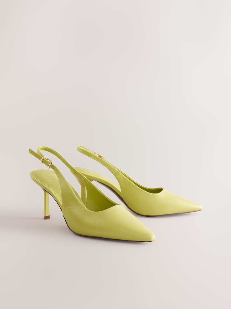 Limettengrün - Forever Comfort® Slingback-Mit Absatz spitzer Zehenpartie - Bild 2 von 5 Limettengrün - Forever Comfort® Slingback-Mit Absatz spitzer Zehenpartie - Bild 2 von 5