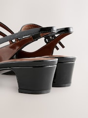 أسود - حذاء Mary Jane بكعب قصير بتصميم مدبب من الأمام من Forever Comfort® - صورة 5 من 7