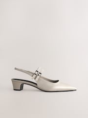 Bone Forever Comfort® Point Toe Double Mary Jane Low Block Heels - Image 2 of 6