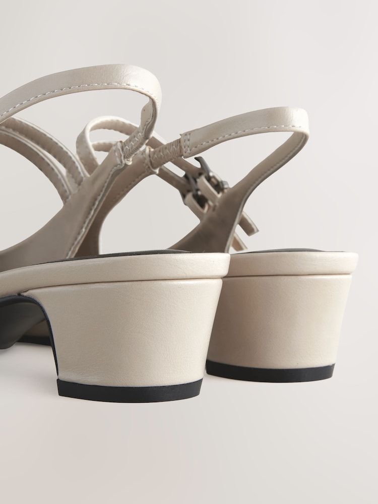 Bone Forever Comfort® Point Toe Double Mary Jane Low Block Heels - Image 5 of 6