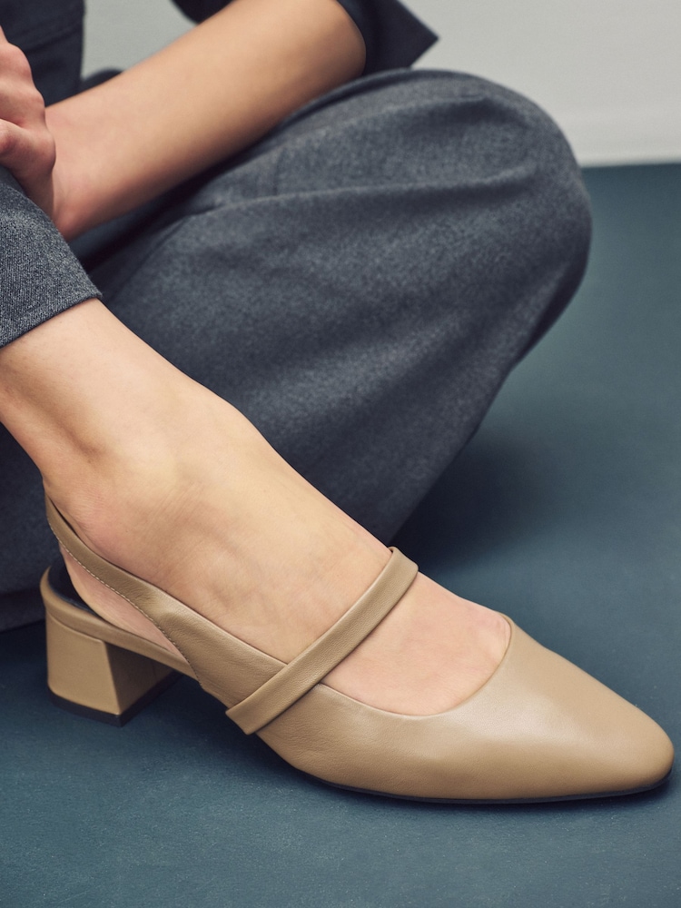 Kamila - Forever Comfort® Premium Leather Mary Jane Slingback Cipele - Image 4 of 9