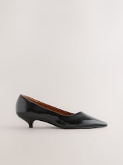 Black Forever Comfort® Point Chisel Toe Kitten Heel Shoes - Image 2 of 5