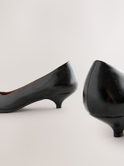 Black Forever Comfort® Point Chisel Toe Kitten Heel Shoes - Image 4 of 5