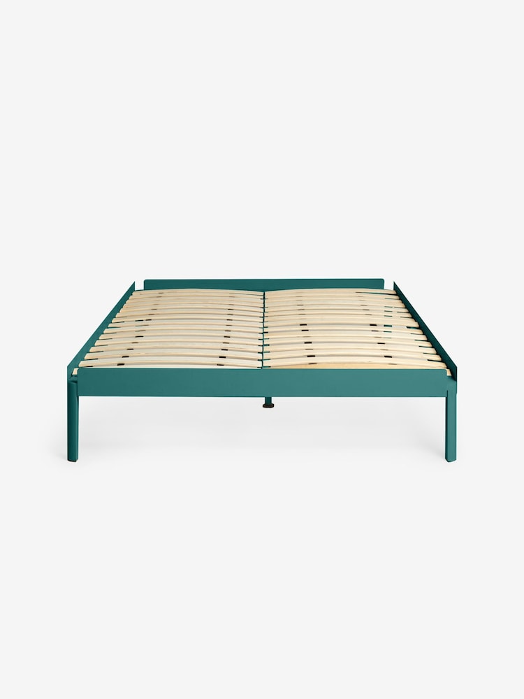 MADE.COM Green Lira Metal Platform Bed - Image 5 of 5