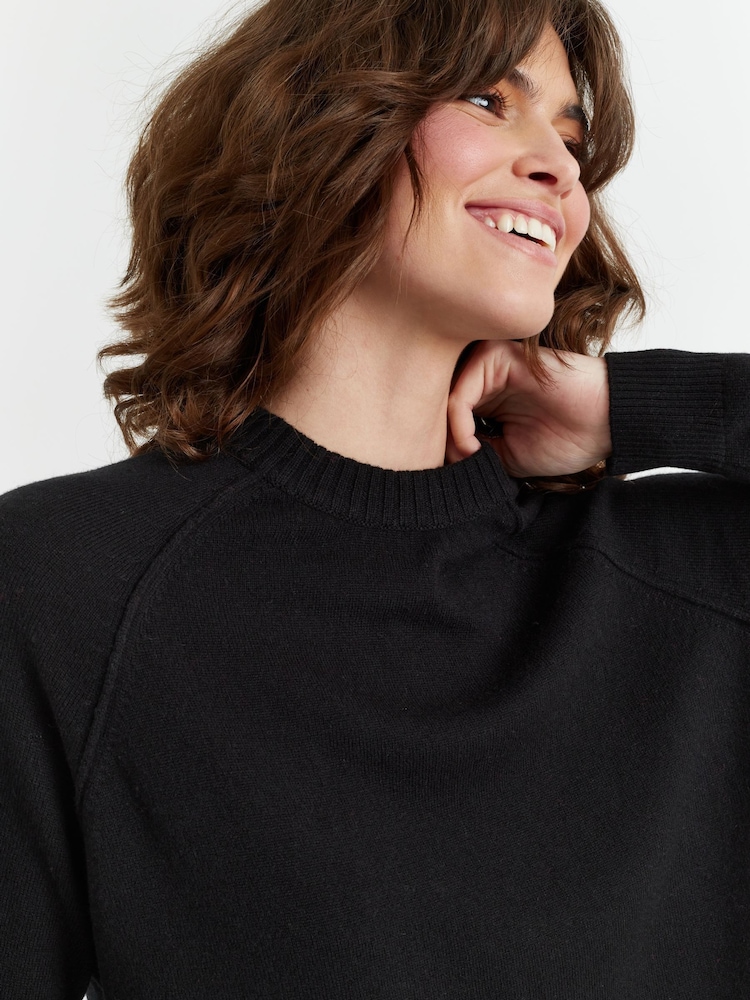 Chinti & Parker Raglan Black Sweater - Image 3 of 4