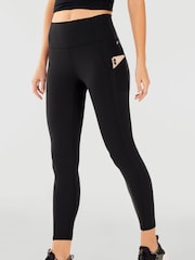 Fabletics Black Oasis Pure Luxe High Waisted 7/8 Leggings - Image 1 of 5