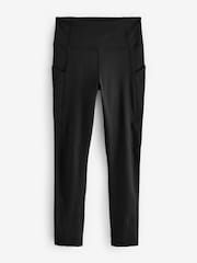 Fabletics Black Oasis Pure Luxe High Waisted 7/8 Leggings - Image 4 of 5