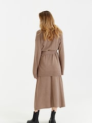 Chinti & Parker Belted Long Nude Cardigan - Image 2 of 2