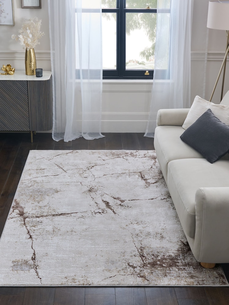 Greige Marble Chic Rug - Image 1 of 5